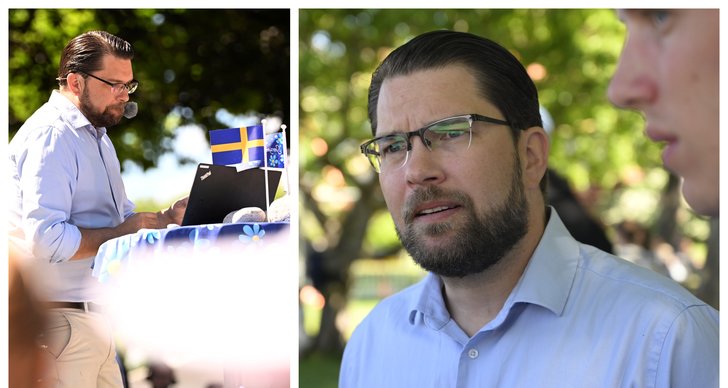 Jimmie Åkesson, Sverigedemokraterna, Almedalen 2022, Peter Wahlbeck